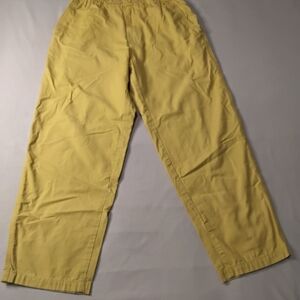 WKND Classic Yellow Men's Chinos Sz S Skateboard Pants Elastic Waist